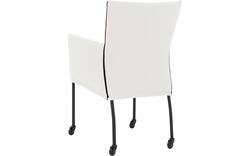 Goossens eetkamerstoel funk wit leer - 8227240-02