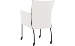 Goossens eetkamerstoel funk wit leer - 8227240-01