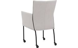 Goossens eetkamerstoel funk grijs stof - 8227246-01