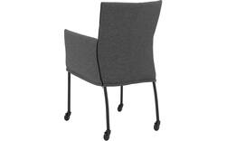 Goossens eetkamerstoel funk grijs stof - 8227247-02