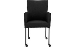 Goossens eetkamerstoel funk grijs stof - 8227248-01