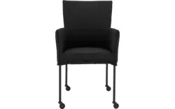 Goossens eetkamerstoel funk grijs stof - 8227248-01