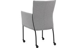 Goossens eetkamerstoel funk grijs stof - 8227249-01
