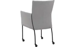 Goossens eetkamerstoel funk grijs stof - 8227249-01