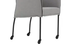 Goossens eetkamerstoel funk grijs stof - 8227249-01