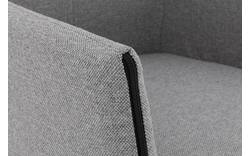 Goossens eetkamerstoel funk grijs stof - 8227249-01