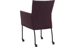 Goossens eetkamerstoel funk roze stof - 8227254-02