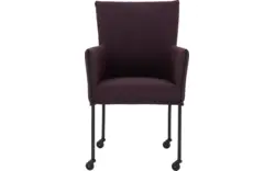 Goossens eetkamerstoel funk roze stof - 8227254-01