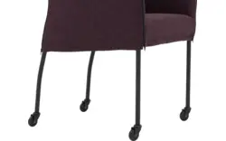 Goossens eetkamerstoel funk roze stof - 8227254-01