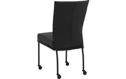 Goossens eetkamerstoel funk zwart leer - 8227256-01 2