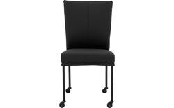 Goossens eetkamerstoel funk zwart leer - 8227256-01 2