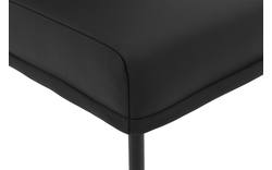 Goossens eetkamerstoel funk zwart leer - 8227256-01 2