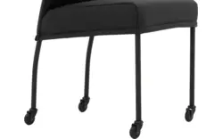 Goossens eetkamerstoel funk zwart leer - 8227256-01 2