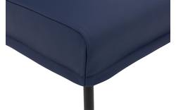 Goossens eetkamerstoel funk blauw leer - 8227257-01