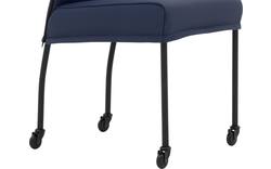 Goossens eetkamerstoel funk blauw leer - 8227257-01