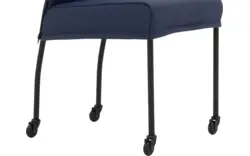 Goossens eetkamerstoel funk blauw leer - 8227257-01