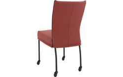 Goossens eetkamerstoel funk rood leer - 8227259-02
