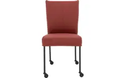 Goossens eetkamerstoel funk rood leer - 8227259-01