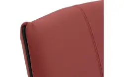 Goossens eetkamerstoel funk rood leer - 8227259-01
