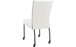 Goossens eetkamerstoel funk wit leer - 8227261-01