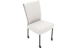 Goossens eetkamerstoel funk wit leer - 8227261-01