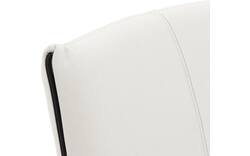 Goossens eetkamerstoel funk wit leer - 8227261-01