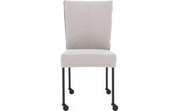 Goossens eetkamerstoel funk grijs stof - 8227267-01