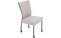 Goossens eetkamerstoel funk grijs stof - 8227267-01