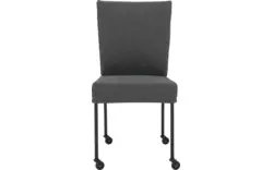 Goossens eetkamerstoel funk grijs stof - 8227268-01