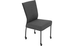 Goossens eetkamerstoel funk grijs stof - 8227268-01