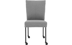 Goossens eetkamerstoel funk grijs stof - 8227270-01