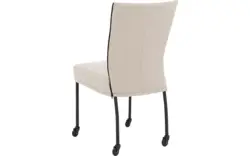 Goossens eetkamerstoel funk beige stof - 8227271-01