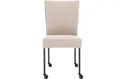 Goossens eetkamerstoel funk beige stof - 8227271-01