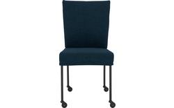 Goossens eetkamerstoel funk blauw stof - 8227273-03