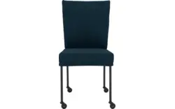 Goossens eetkamerstoel funk blauw stof - 8227273-01