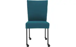 Goossens eetkamerstoel funk blauw stof - 8227274-01