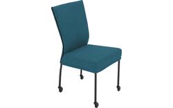 Goossens eetkamerstoel funk blauw stof - 8227274-01