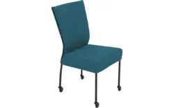 Goossens eetkamerstoel funk blauw stof - 8227274-01