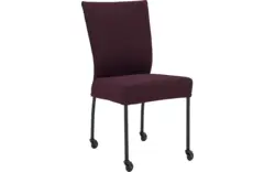 Goossens eetkamerstoel funk roze stof - 8227275-01