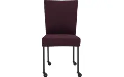 Goossens eetkamerstoel funk roze stof - 8227275-01