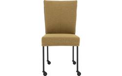Goossens eetkamerstoel funk groen stof - 8227276-02