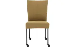 Goossens eetkamerstoel funk groen stof - 8227276-02