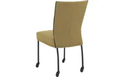 Goossens eetkamerstoel funk groen stof - 8227276-02