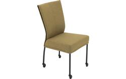 Goossens eetkamerstoel funk groen stof - 8227276-02