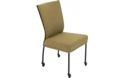 Goossens eetkamerstoel funk groen stof - 8227276-02