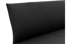 Goossens eetkamerbank funk zwart leer - 8227345-01
