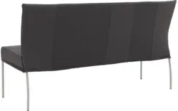 Goossens eetkamerbank funk grijs leer - 8227347-01