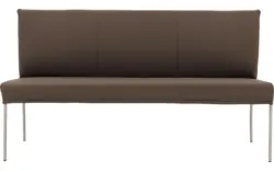 Goossens eetkamerbank funk bruin leer - 8227353-01