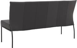 Goossens eetkamerbank funk grijs leer - 8227368-02