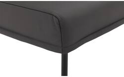 Goossens eetkamerbank funk grijs leer - 8227368-01